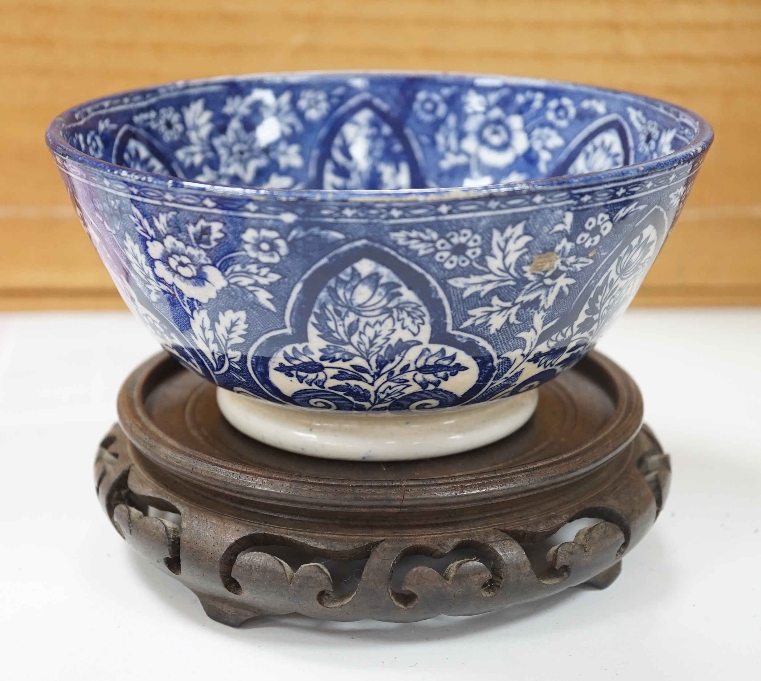 A Staffordshire bowl-16.5 cms diameter.